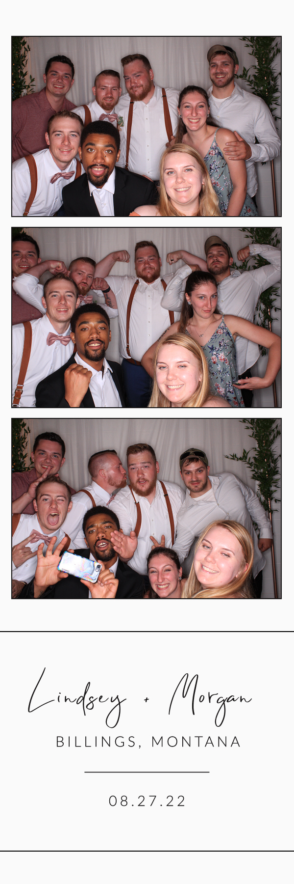 Lindsey and Morgan's Wedding | View more photos from the event at gallery.photoboothbillings.com/u/PhotoBoothBillings/Lindsey-and-Morgans-Wedding