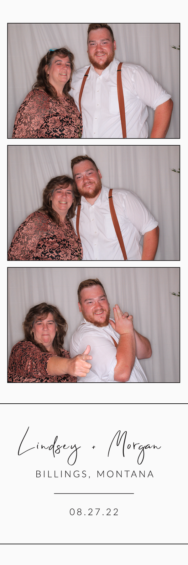 Lindsey and Morgan's Wedding | View more photos from the event at gallery.photoboothbillings.com/u/PhotoBoothBillings/Lindsey-and-Morgans-Wedding