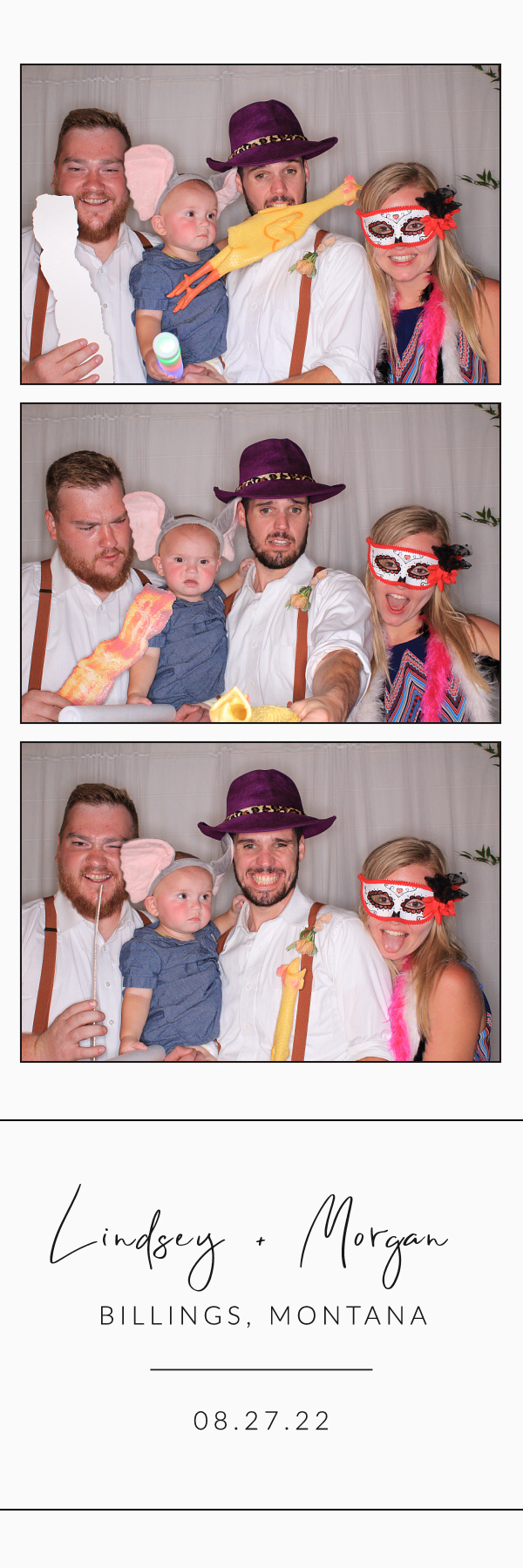 Lindsey and Morgan's Wedding | View more photos from the event at gallery.photoboothbillings.com/u/PhotoBoothBillings/Lindsey-and-Morgans-Wedding