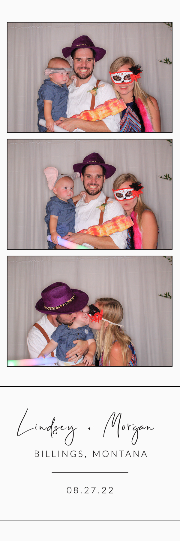 Lindsey and Morgan's Wedding | View more photos from the event at gallery.photoboothbillings.com/u/PhotoBoothBillings/Lindsey-and-Morgans-Wedding