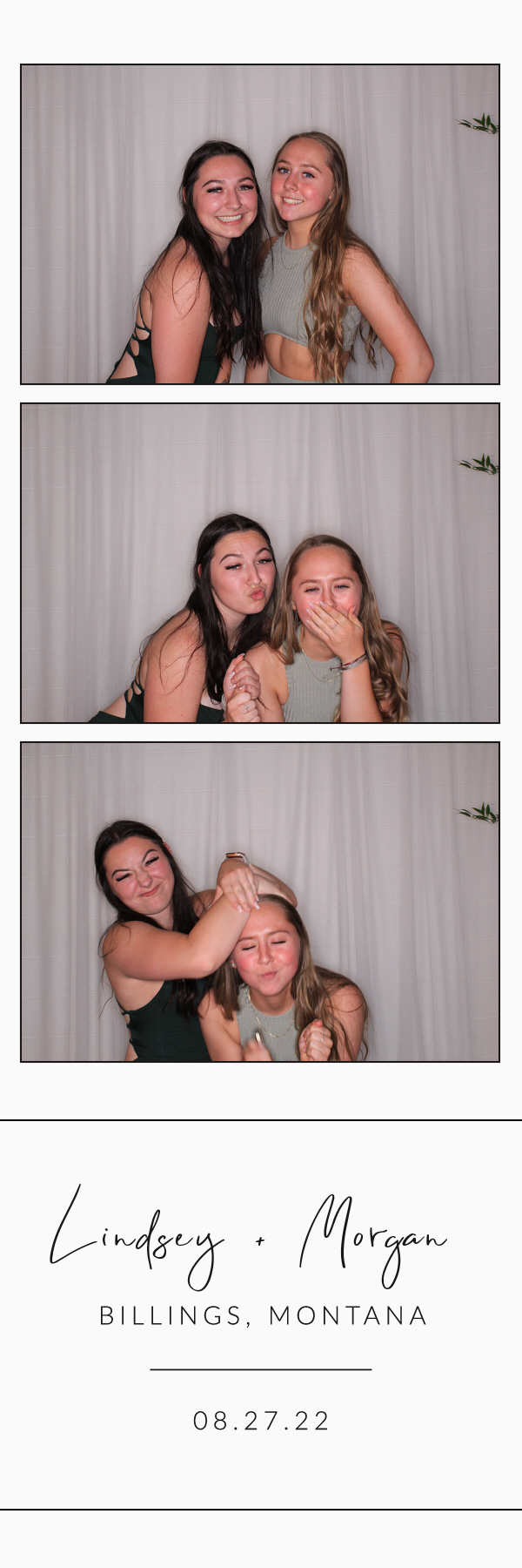 Lindsey and Morgan's Wedding | View more photos from the event at gallery.photoboothbillings.com/u/PhotoBoothBillings/Lindsey-and-Morgans-Wedding