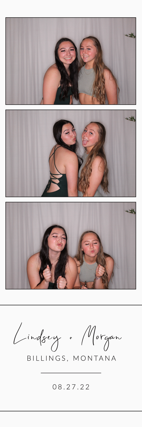 Lindsey and Morgan's Wedding | View more photos from the event at gallery.photoboothbillings.com/u/PhotoBoothBillings/Lindsey-and-Morgans-Wedding