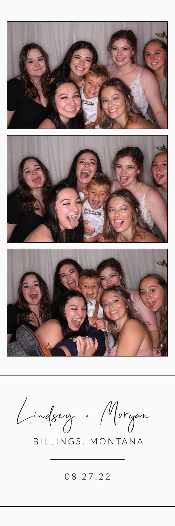Lindsey and Morgan's Wedding | View more photos from the event at gallery.photoboothbillings.com/u/PhotoBoothBillings/Lindsey-and-Morgans-Wedding