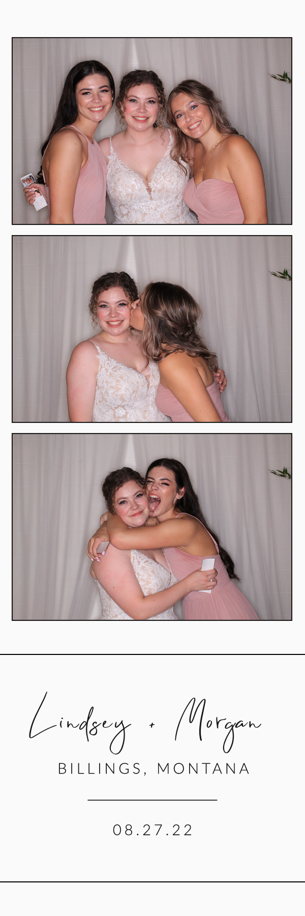 Lindsey and Morgan's Wedding | View more photos from the event at gallery.photoboothbillings.com/u/PhotoBoothBillings/Lindsey-and-Morgans-Wedding