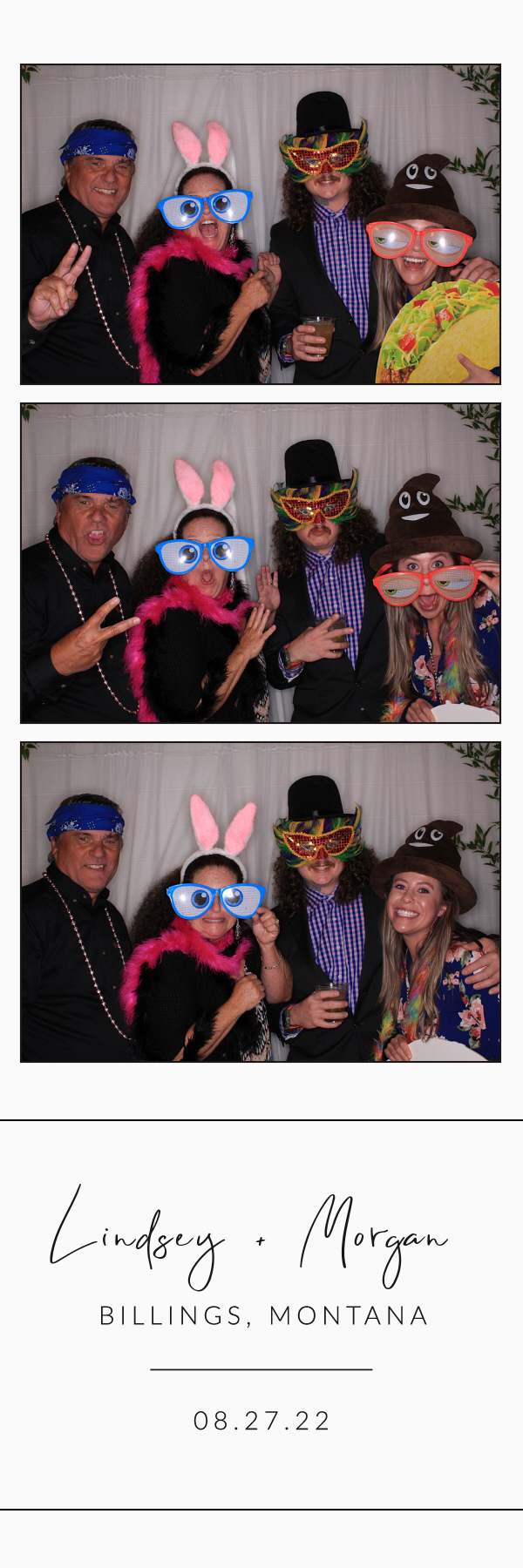 Lindsey and Morgan's Wedding | View more photos from the event at gallery.photoboothbillings.com/u/PhotoBoothBillings/Lindsey-and-Morgans-Wedding