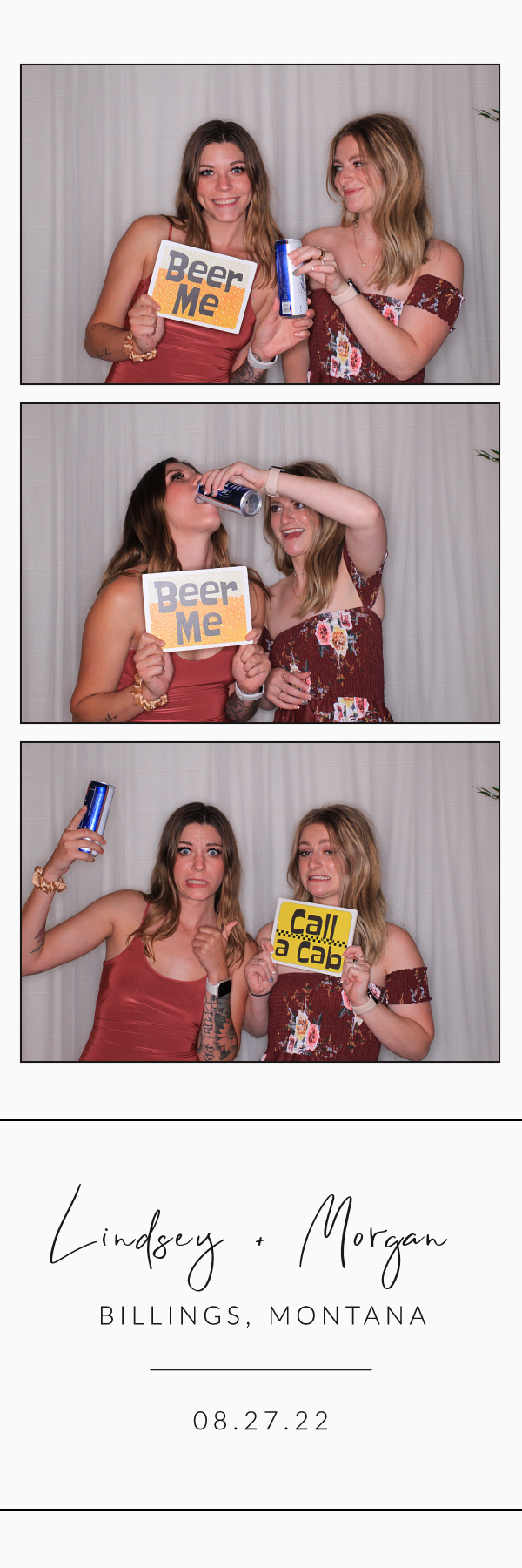 Lindsey and Morgan's Wedding | View more photos from the event at gallery.photoboothbillings.com/u/PhotoBoothBillings/Lindsey-and-Morgans-Wedding