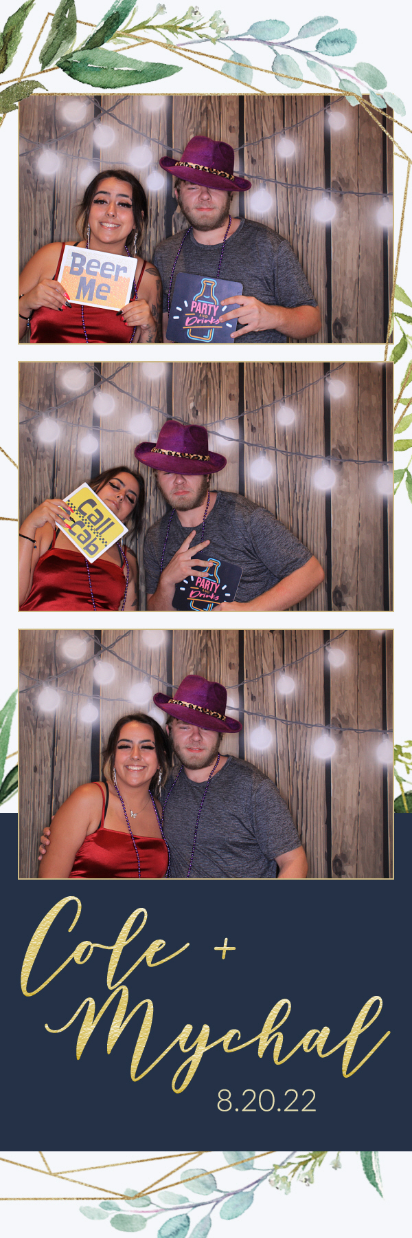 Mychal and Cole's Wedding | View more photos from the event at gallery.photoboothbillings.com/u/PhotoBoothBillings/Mychal-and-Coles-Wedding
