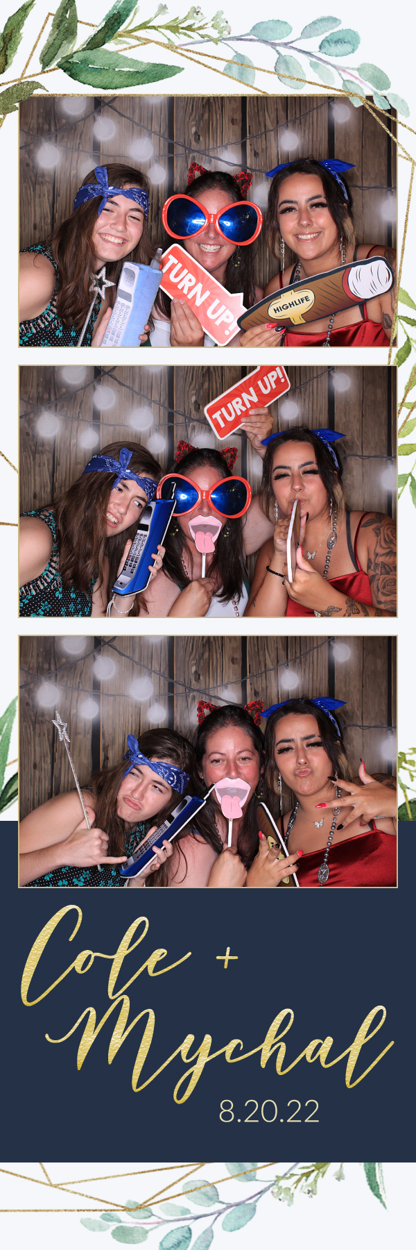 Mychal and Cole's Wedding | View more photos from the event at gallery.photoboothbillings.com/u/PhotoBoothBillings/Mychal-and-Coles-Wedding