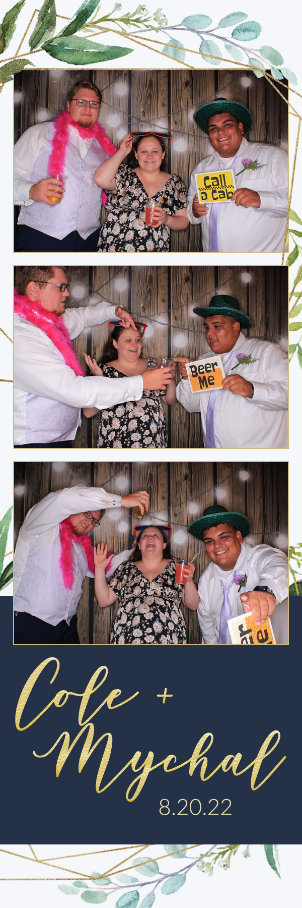 Mychal and Cole's Wedding | View more photos from the event at gallery.photoboothbillings.com/u/PhotoBoothBillings/Mychal-and-Coles-Wedding