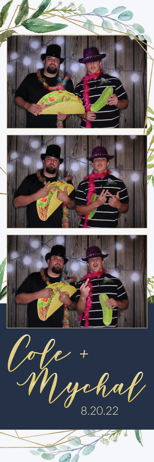 Mychal and Cole's Wedding | View more photos from the event at gallery.photoboothbillings.com/u/PhotoBoothBillings/Mychal-and-Coles-Wedding