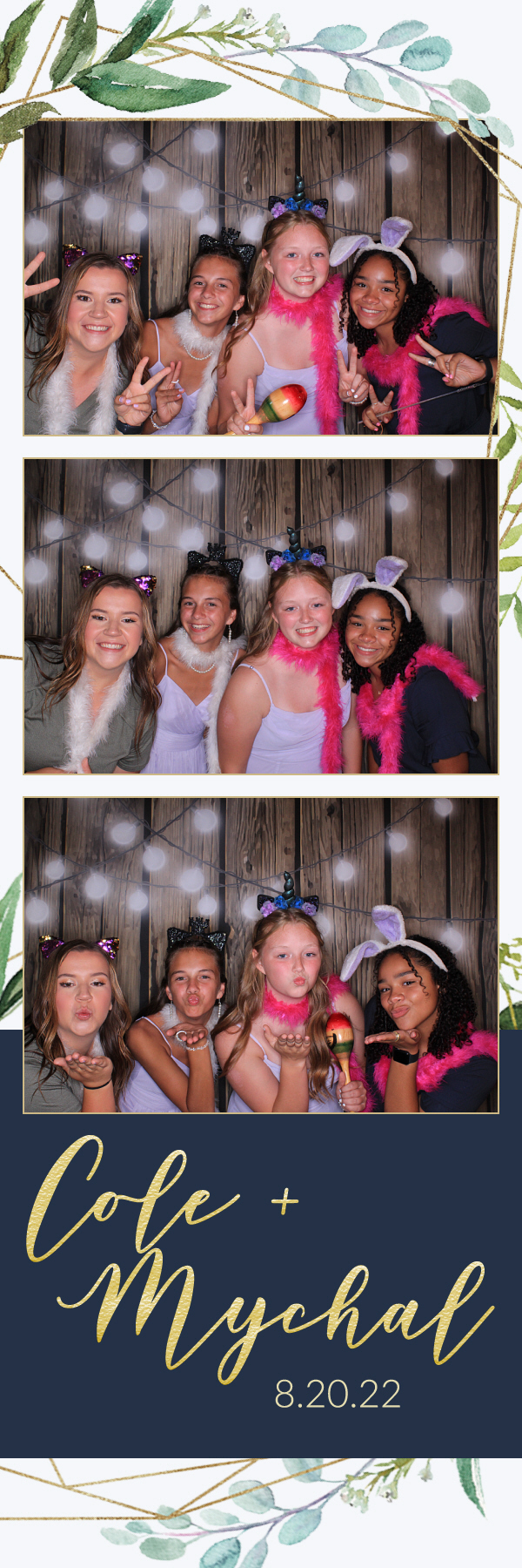 Mychal and Cole's Wedding | View more photos from the event at gallery.photoboothbillings.com/u/PhotoBoothBillings/Mychal-and-Coles-Wedding