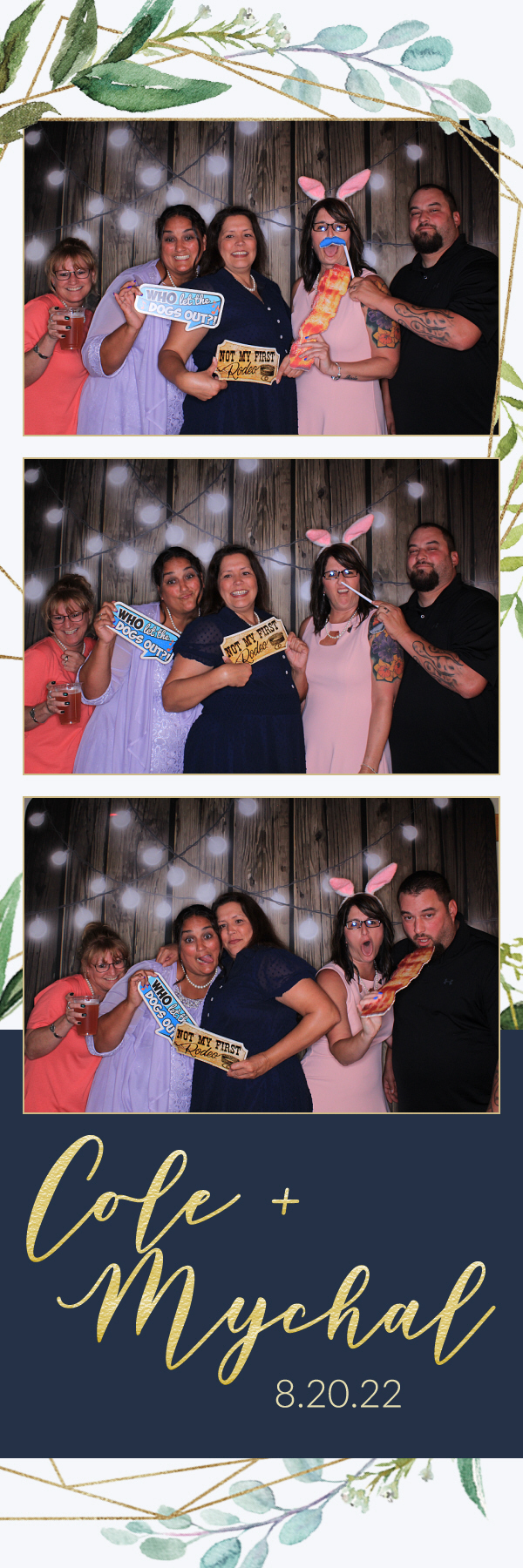 Mychal and Cole's Wedding | View more photos from the event at gallery.photoboothbillings.com/u/PhotoBoothBillings/Mychal-and-Coles-Wedding