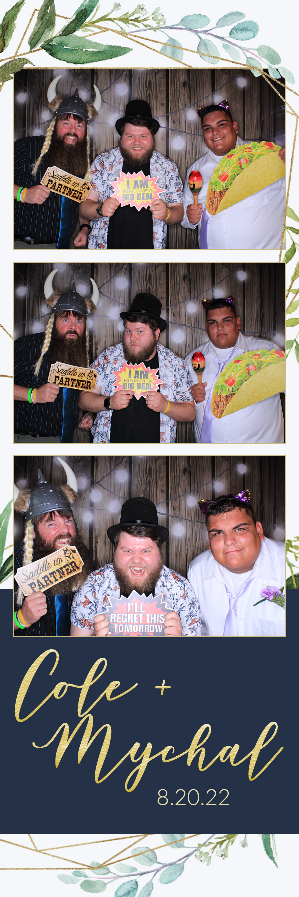 Mychal and Cole's Wedding | View more photos from the event at gallery.photoboothbillings.com/u/PhotoBoothBillings/Mychal-and-Coles-Wedding