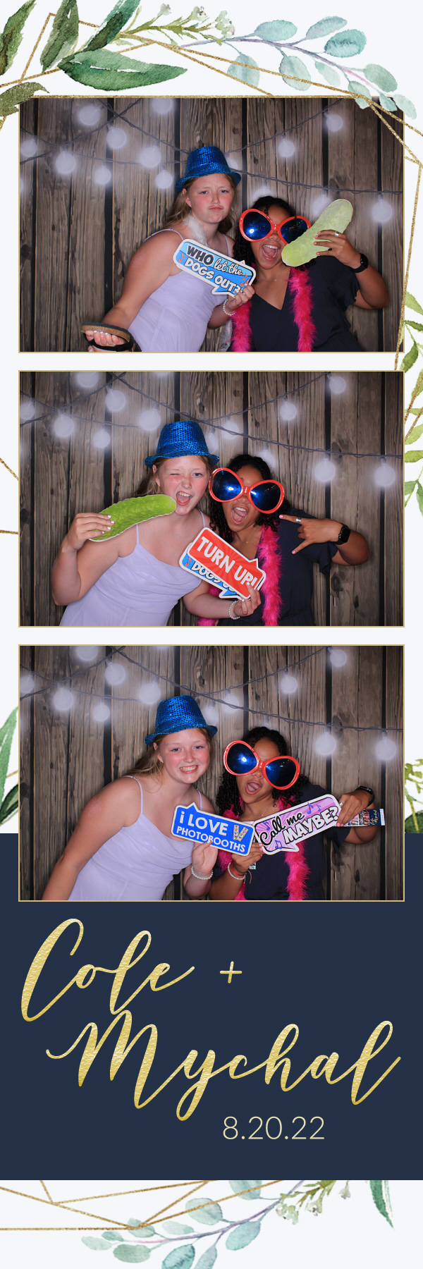 Mychal and Cole's Wedding | View more photos from the event at gallery.photoboothbillings.com/u/PhotoBoothBillings/Mychal-and-Coles-Wedding