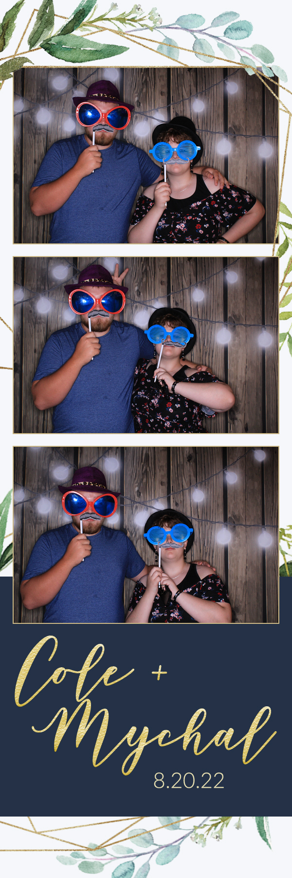 Mychal and Cole's Wedding | View more photos from the event at gallery.photoboothbillings.com/u/PhotoBoothBillings/Mychal-and-Coles-Wedding
