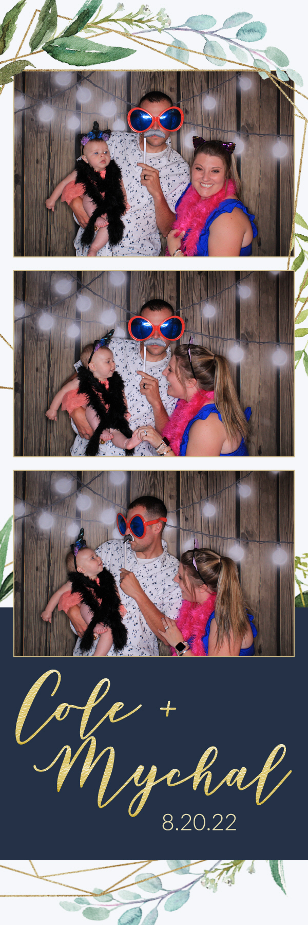 Mychal and Cole's Wedding | View more photos from the event at gallery.photoboothbillings.com/u/PhotoBoothBillings/Mychal-and-Coles-Wedding