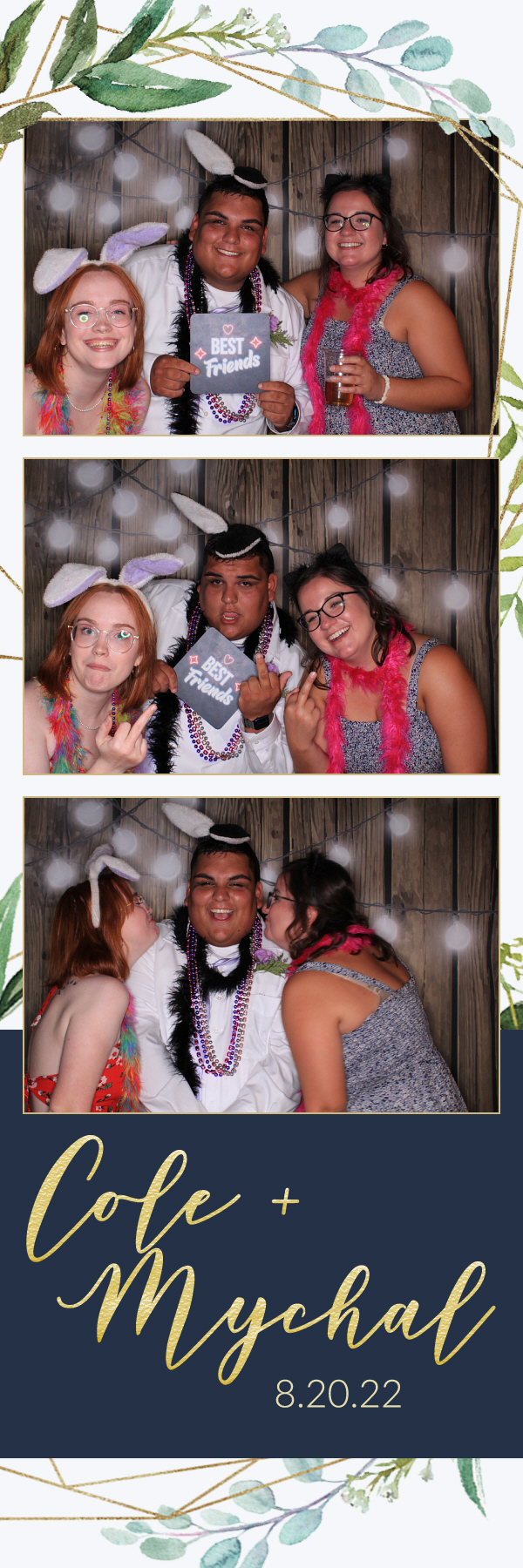 Mychal and Cole's Wedding | View more photos from the event at gallery.photoboothbillings.com/u/PhotoBoothBillings/Mychal-and-Coles-Wedding