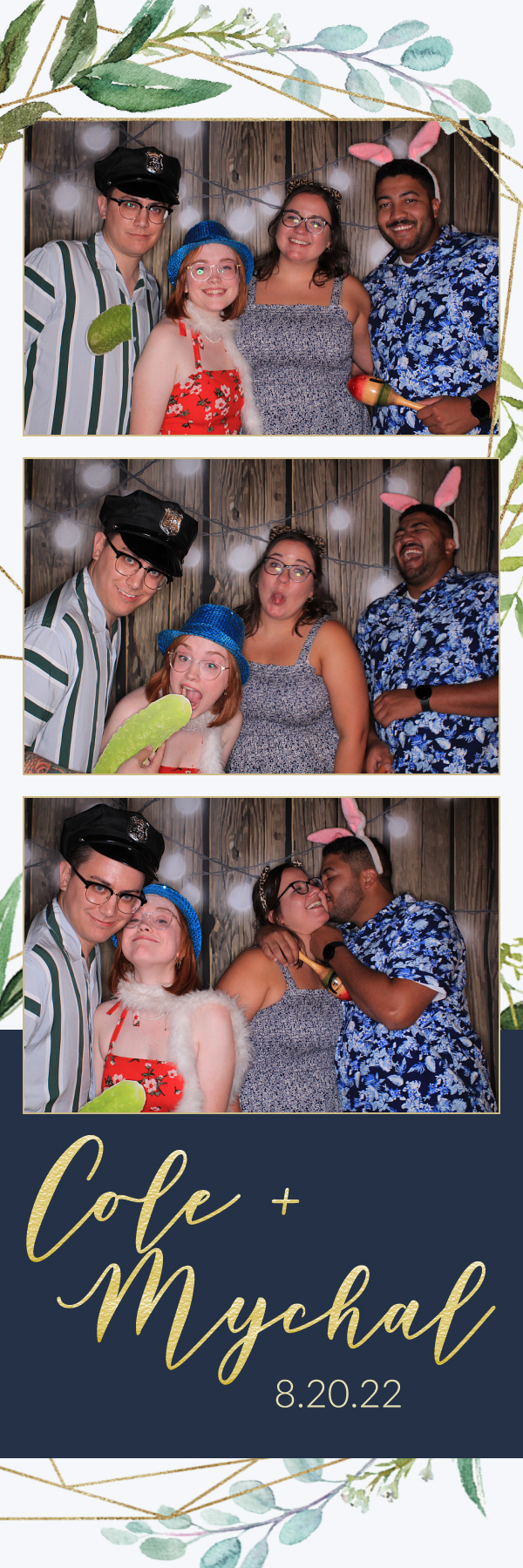 Mychal and Cole's Wedding | View more photos from the event at gallery.photoboothbillings.com/u/PhotoBoothBillings/Mychal-and-Coles-Wedding