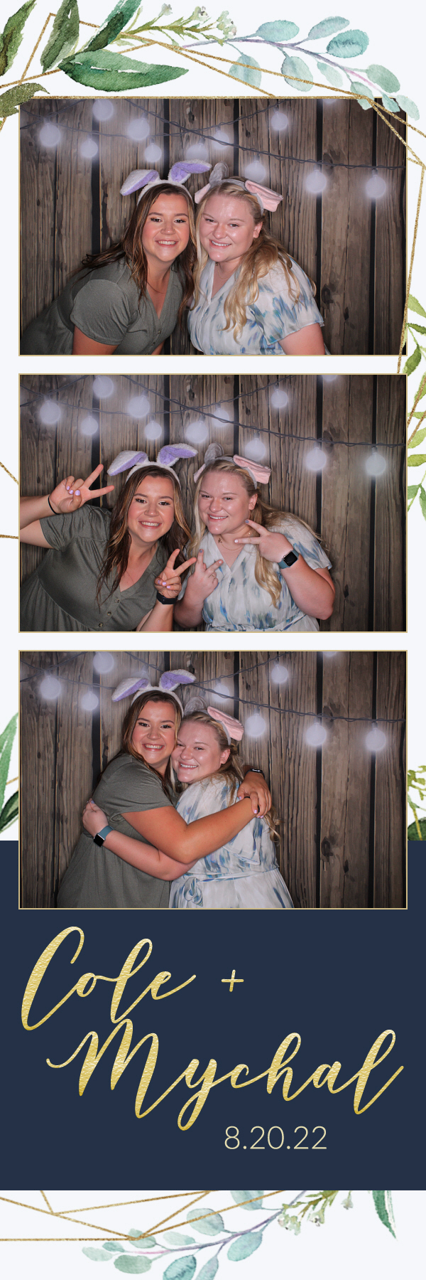 Mychal and Cole's Wedding | View more photos from the event at gallery.photoboothbillings.com/u/PhotoBoothBillings/Mychal-and-Coles-Wedding