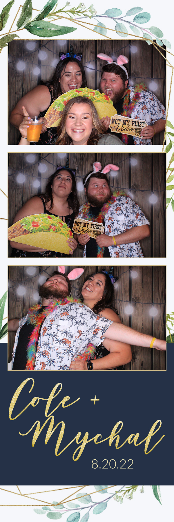 Mychal and Cole's Wedding | View more photos from the event at gallery.photoboothbillings.com/u/PhotoBoothBillings/Mychal-and-Coles-Wedding