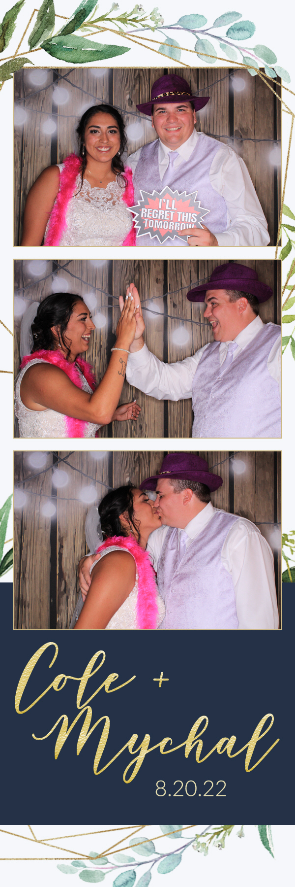 Mychal and Cole's Wedding | View more photos from the event at gallery.photoboothbillings.com/u/PhotoBoothBillings/Mychal-and-Coles-Wedding