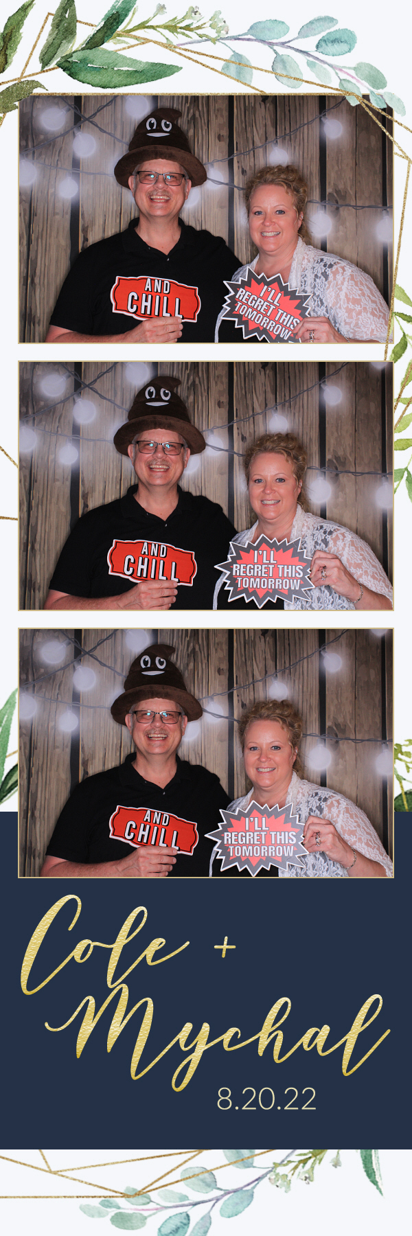 Mychal and Cole's Wedding | View more photos from the event at gallery.photoboothbillings.com/u/PhotoBoothBillings/Mychal-and-Coles-Wedding