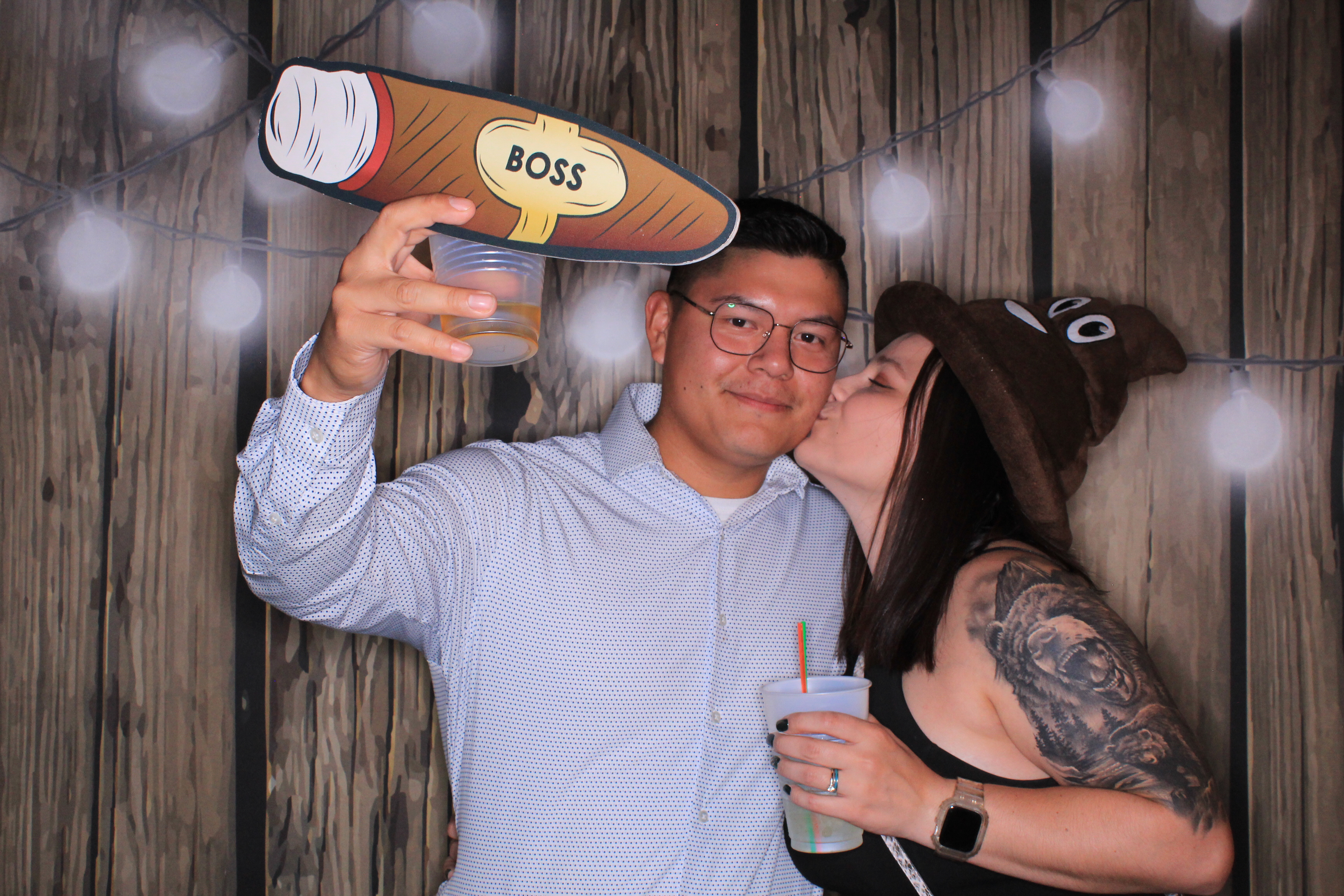 Mychal and Cole's Wedding | View more photos from the event at gallery.photoboothbillings.com/u/PhotoBoothBillings/Mychal-and-Coles-Wedding