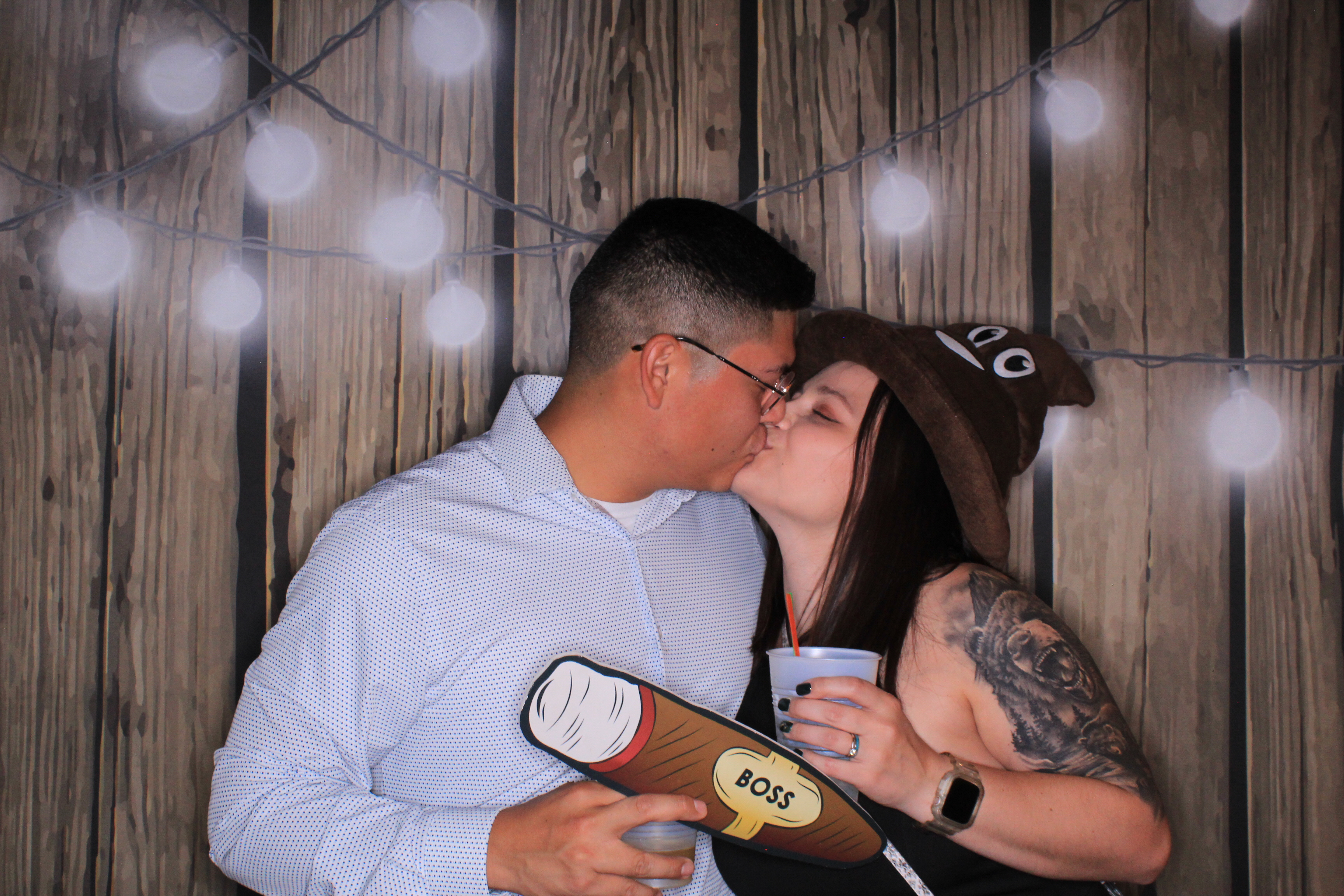 Mychal and Cole's Wedding | View more photos from the event at gallery.photoboothbillings.com/u/PhotoBoothBillings/Mychal-and-Coles-Wedding