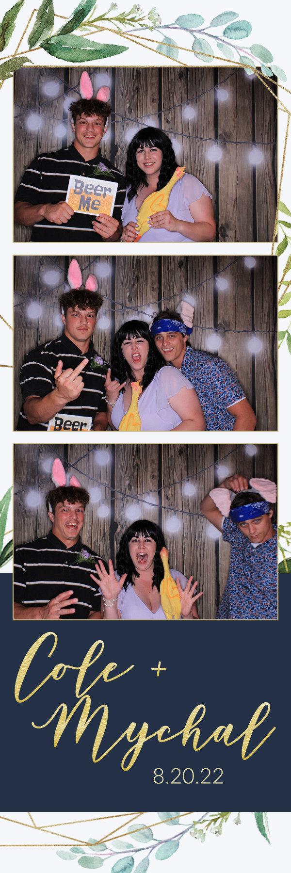 Mychal and Cole's Wedding | View more photos from the event at gallery.photoboothbillings.com/u/PhotoBoothBillings/Mychal-and-Coles-Wedding