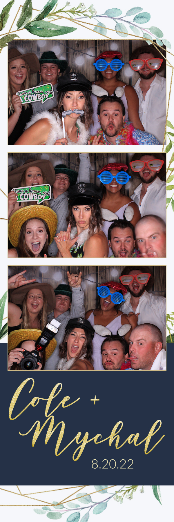 Mychal and Cole's Wedding | View more photos from the event at gallery.photoboothbillings.com/u/PhotoBoothBillings/Mychal-and-Coles-Wedding