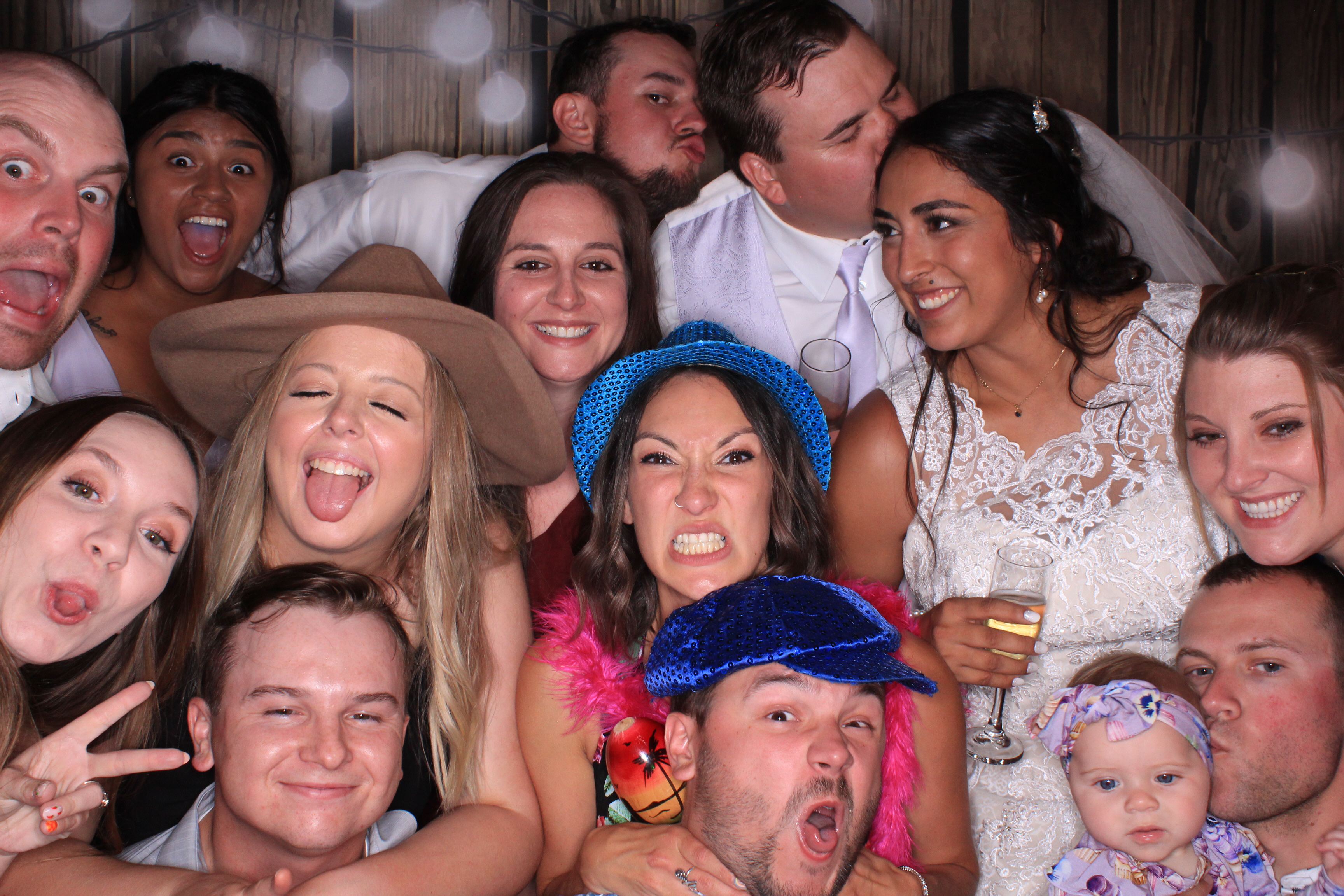 Mychal and Cole's Wedding | View more photos from the event at gallery.photoboothbillings.com/u/PhotoBoothBillings/Mychal-and-Coles-Wedding