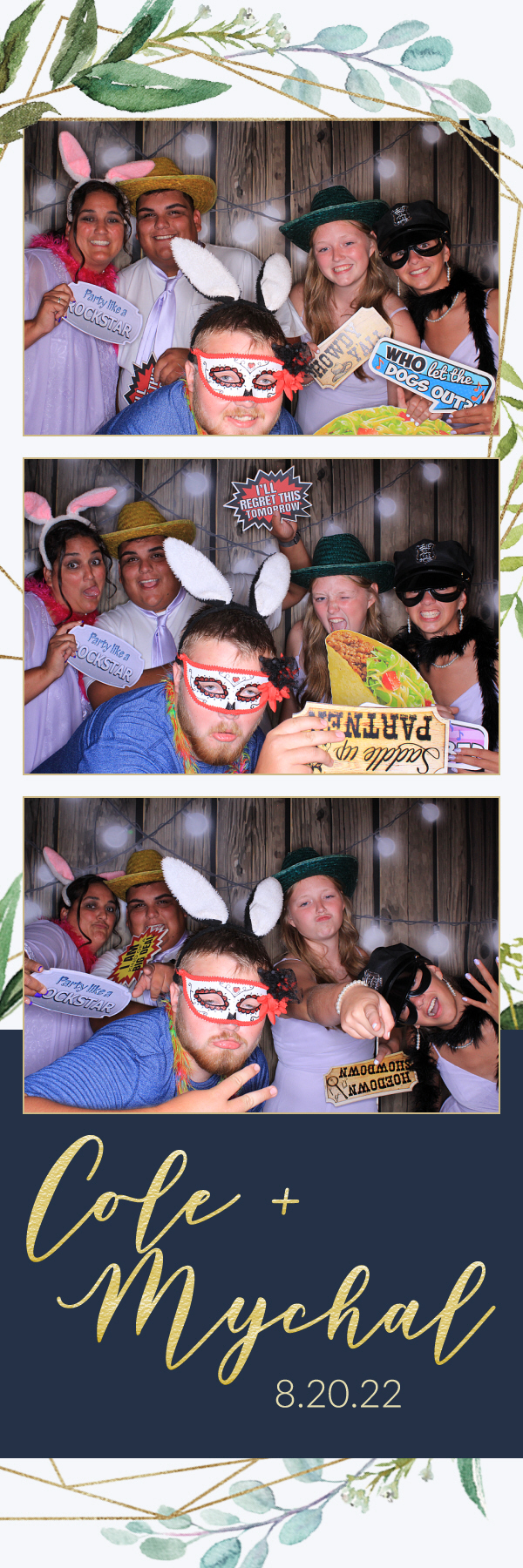Mychal and Cole's Wedding | View more photos from the event at gallery.photoboothbillings.com/u/PhotoBoothBillings/Mychal-and-Coles-Wedding