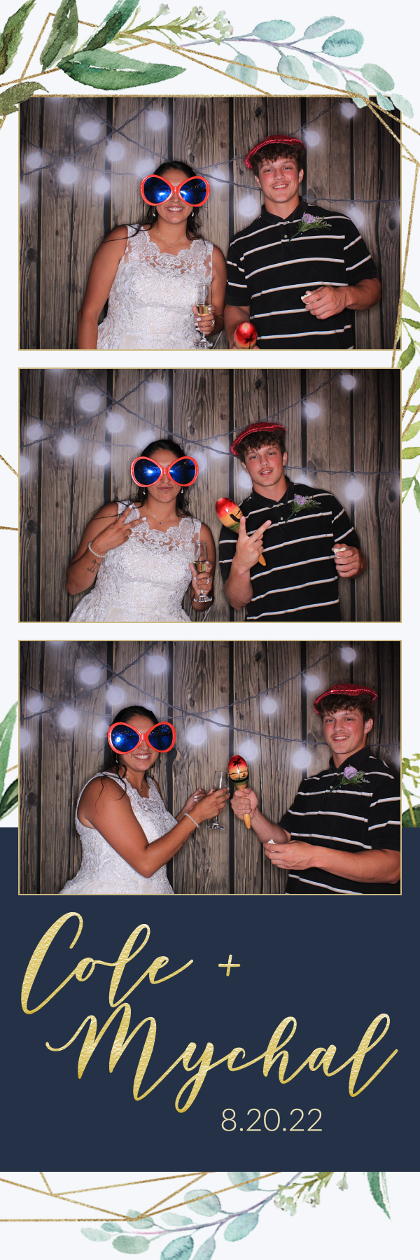 Mychal and Cole's Wedding | View more photos from the event at gallery.photoboothbillings.com/u/PhotoBoothBillings/Mychal-and-Coles-Wedding