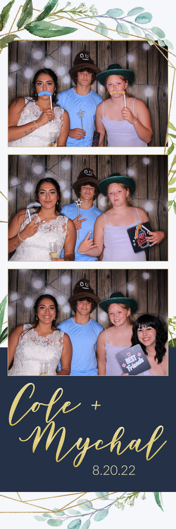 Mychal and Cole's Wedding | View more photos from the event at gallery.photoboothbillings.com/u/PhotoBoothBillings/Mychal-and-Coles-Wedding
