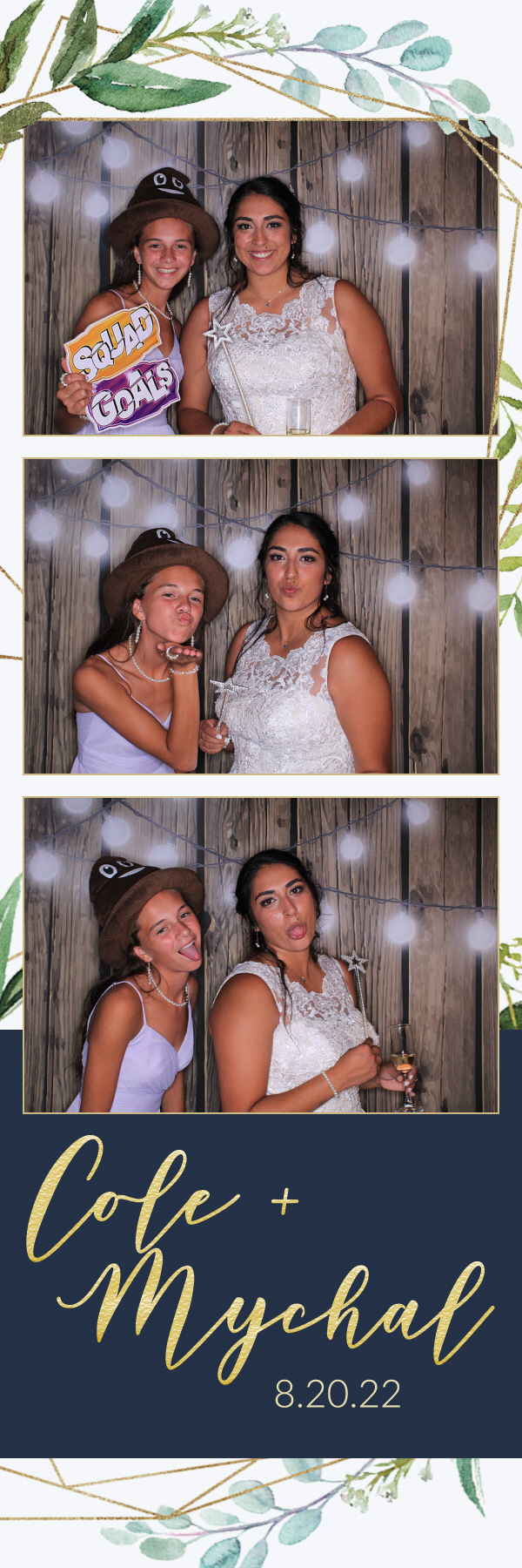 Mychal and Cole's Wedding | View more photos from the event at gallery.photoboothbillings.com/u/PhotoBoothBillings/Mychal-and-Coles-Wedding