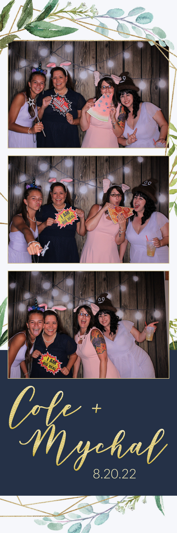 Mychal and Cole's Wedding | View more photos from the event at gallery.photoboothbillings.com/u/PhotoBoothBillings/Mychal-and-Coles-Wedding