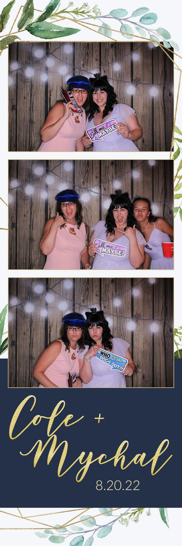 Mychal and Cole's Wedding | View more photos from the event at gallery.photoboothbillings.com/u/PhotoBoothBillings/Mychal-and-Coles-Wedding