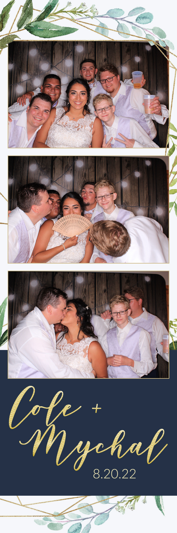 Mychal and Cole's Wedding | View more photos from the event at gallery.photoboothbillings.com/u/PhotoBoothBillings/Mychal-and-Coles-Wedding
