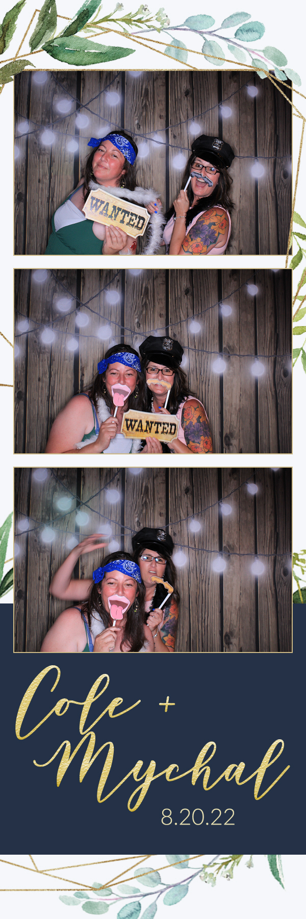Mychal and Cole's Wedding | View more photos from the event at gallery.photoboothbillings.com/u/PhotoBoothBillings/Mychal-and-Coles-Wedding