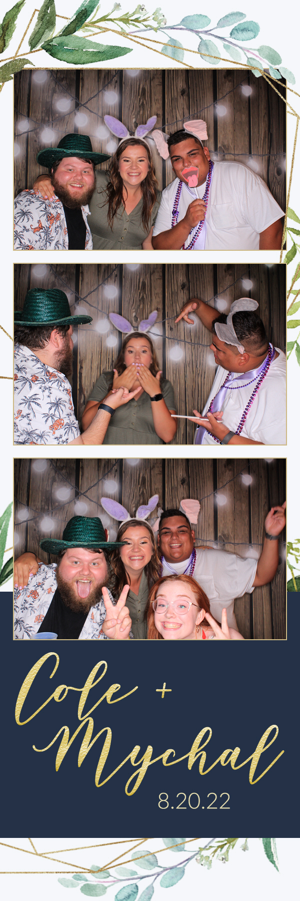 Mychal and Cole's Wedding | View more photos from the event at gallery.photoboothbillings.com/u/PhotoBoothBillings/Mychal-and-Coles-Wedding