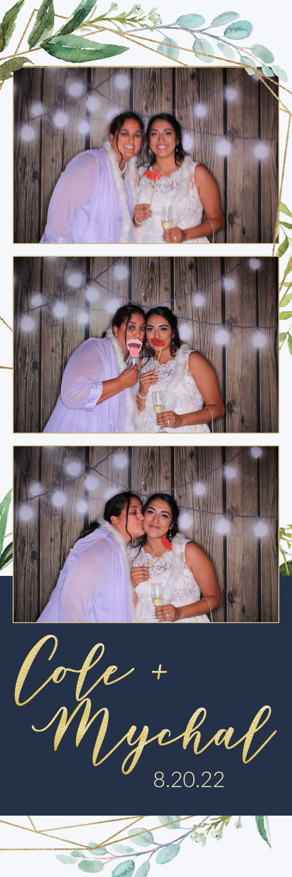 Mychal and Cole's Wedding | View more photos from the event at gallery.photoboothbillings.com/u/PhotoBoothBillings/Mychal-and-Coles-Wedding