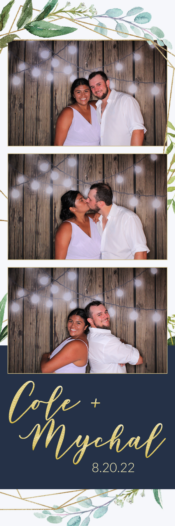 Mychal and Cole's Wedding | View more photos from the event at gallery.photoboothbillings.com/u/PhotoBoothBillings/Mychal-and-Coles-Wedding
