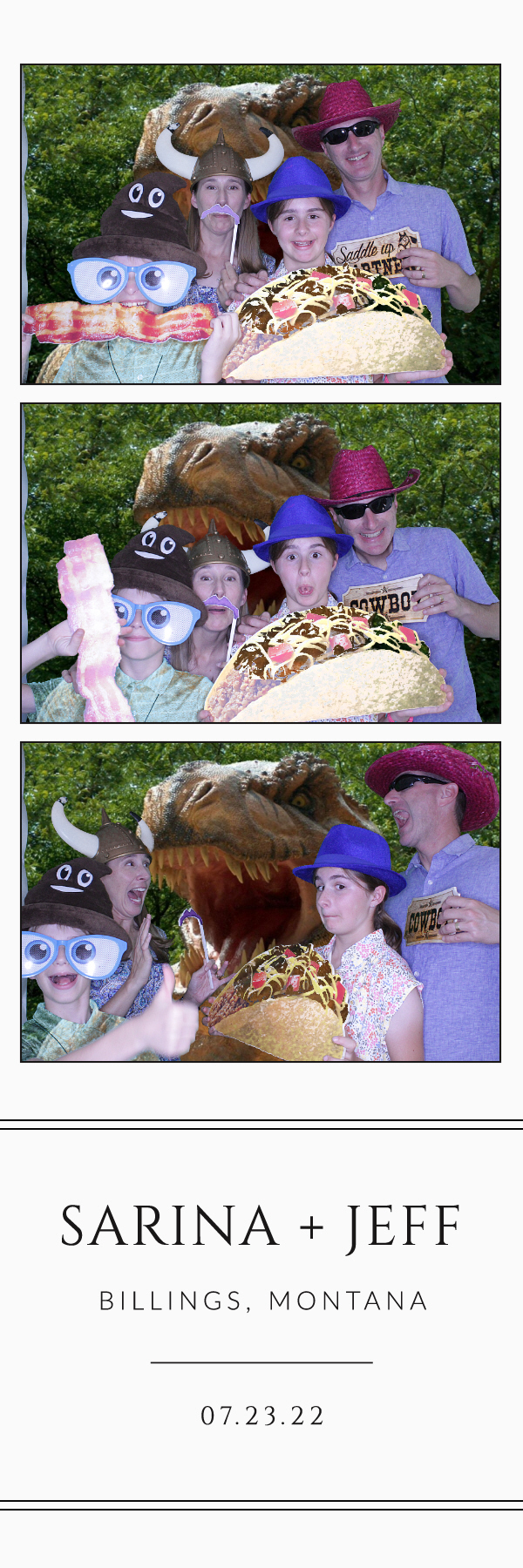 Sarina and Jeff's Wedding | View more photos from the event at gallery.photoboothbillings.com/u/PhotoBoothBillings/Sarina-and-Jeffs-Wedding