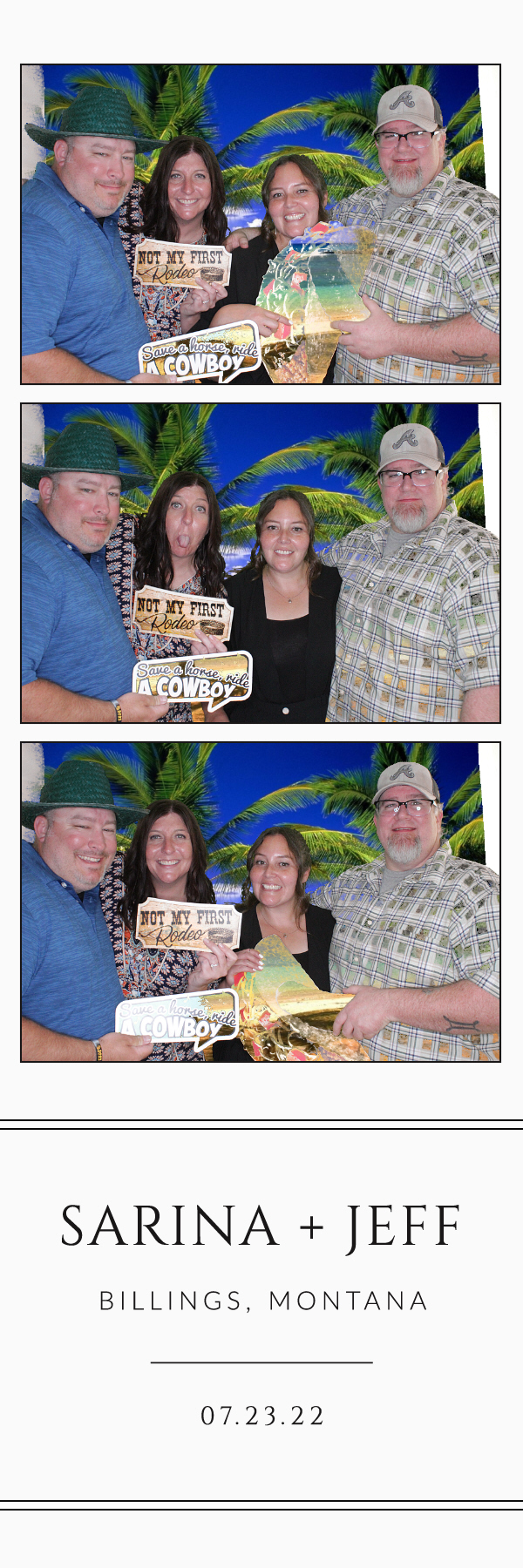 Sarina and Jeff's Wedding | View more photos from the event at gallery.photoboothbillings.com/u/PhotoBoothBillings/Sarina-and-Jeffs-Wedding