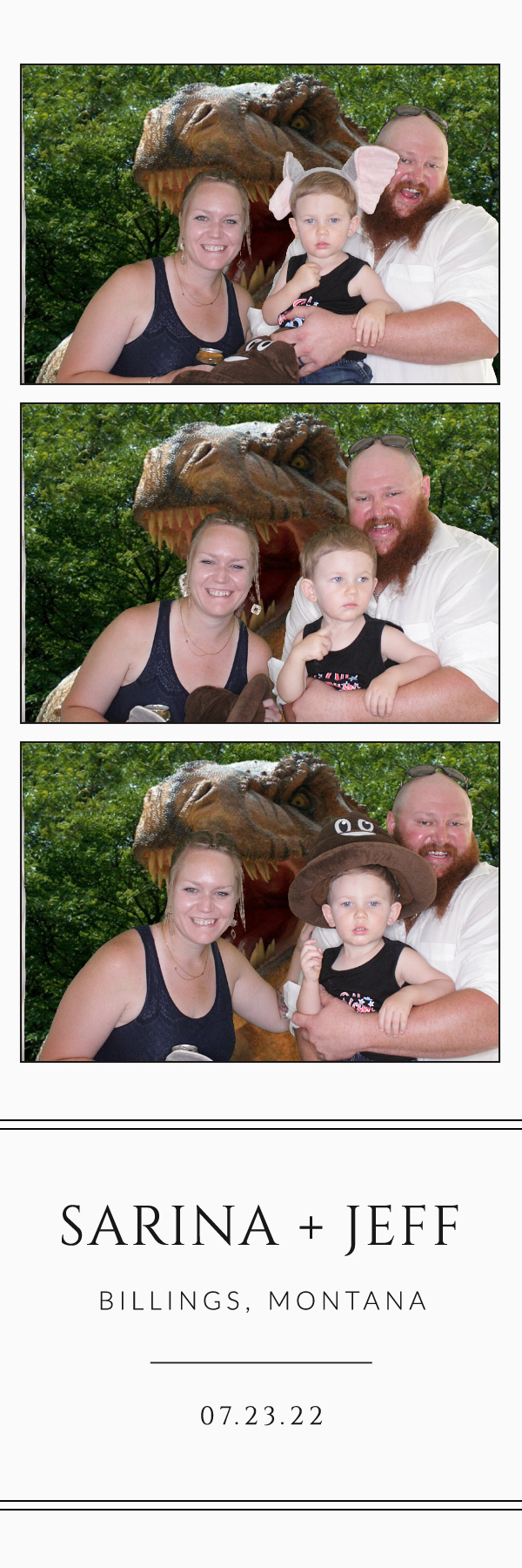 Sarina and Jeff's Wedding | View more photos from the event at gallery.photoboothbillings.com/u/PhotoBoothBillings/Sarina-and-Jeffs-Wedding