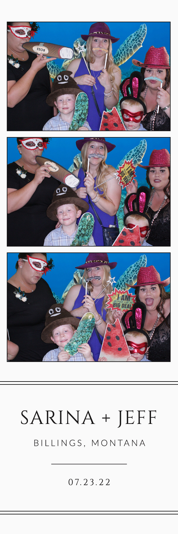 Sarina and Jeff's Wedding | View more photos from the event at gallery.photoboothbillings.com/u/PhotoBoothBillings/Sarina-and-Jeffs-Wedding