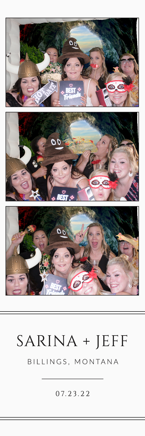 Sarina and Jeff's Wedding | View more photos from the event at gallery.photoboothbillings.com/u/PhotoBoothBillings/Sarina-and-Jeffs-Wedding