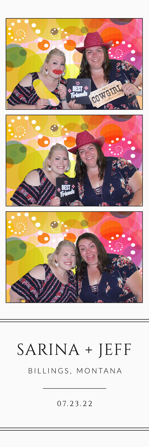 Sarina and Jeff's Wedding | View more photos from the event at gallery.photoboothbillings.com/u/PhotoBoothBillings/Sarina-and-Jeffs-Wedding