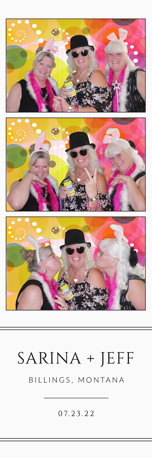 Sarina and Jeff's Wedding | View more photos from the event at gallery.photoboothbillings.com/u/PhotoBoothBillings/Sarina-and-Jeffs-Wedding