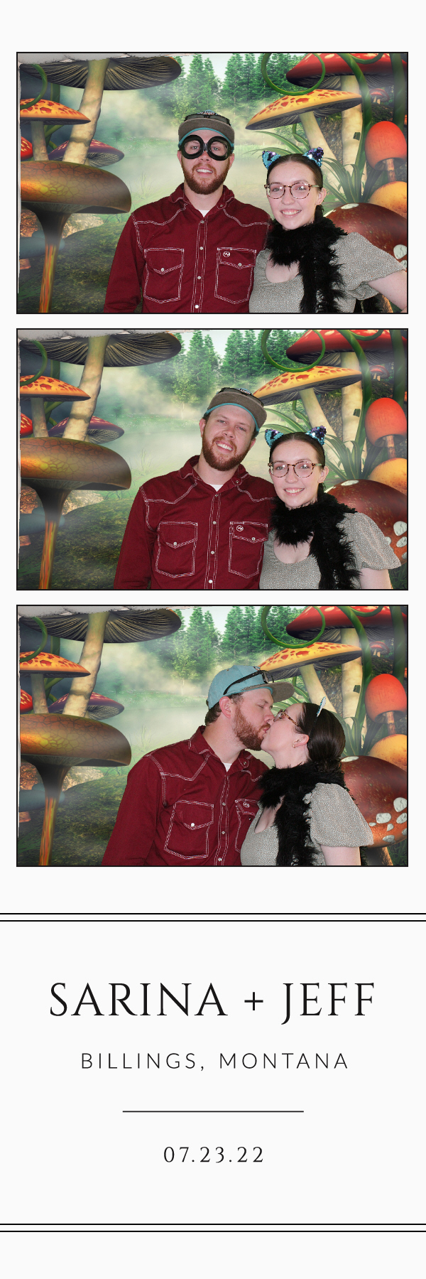 Sarina and Jeff's Wedding | View more photos from the event at gallery.photoboothbillings.com/u/PhotoBoothBillings/Sarina-and-Jeffs-Wedding